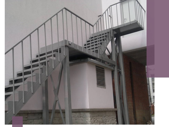 Монтаж пожарных лестниц под ключ в Ялуторовске с гарантией качества