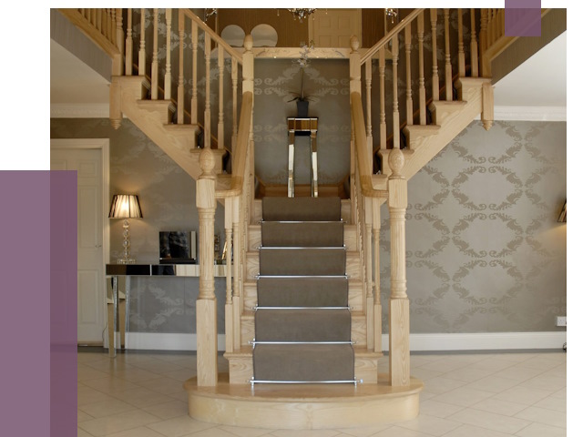 Монтаж деревянных лестниц в Ялуторовске от 7695 руб. 