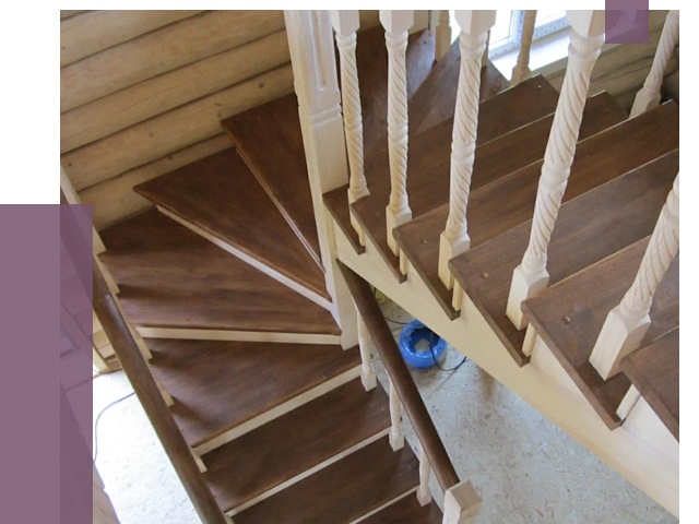 Реставрация деревянных лестниц в Ялуторовске от 4338 руб.