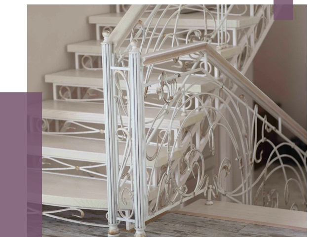 Изготовление кованых лестниц на заказ в Ялуторовске от 87797 руб. | ПРОЛЁТ-Лтр