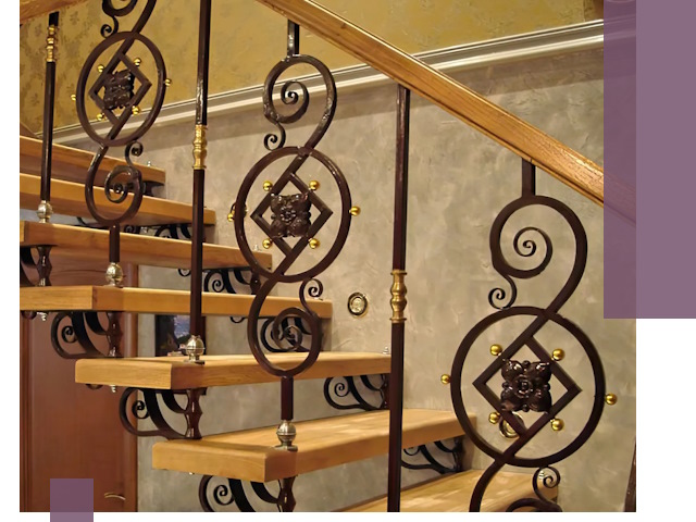 Изготовление кованых лестниц под ключ в Ялуторовске