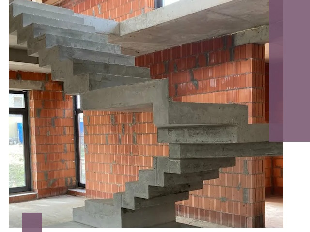 Изготовление бетонных лестниц под ключ в Ялуторовске