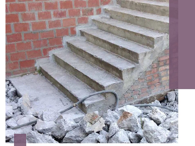 Демонтаж бетонных лестниц в Ялуторовске: быстро и безопасно