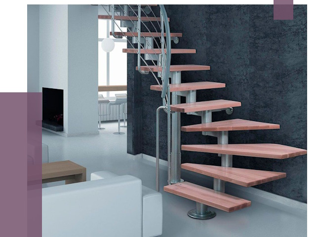 Модульные лестницы в Ялуторовске от 17043 руб. — купить в ПРОЛЁТ-Лтр