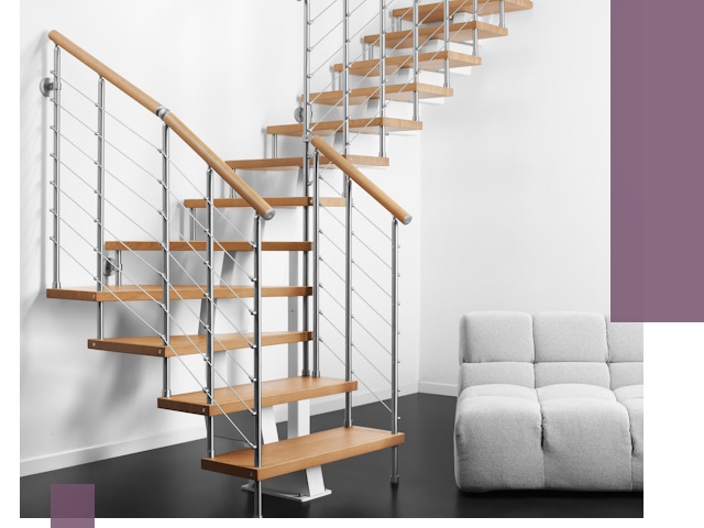 Модульные лестницы под ключ в Ялуторовске — монтаж и изготовление