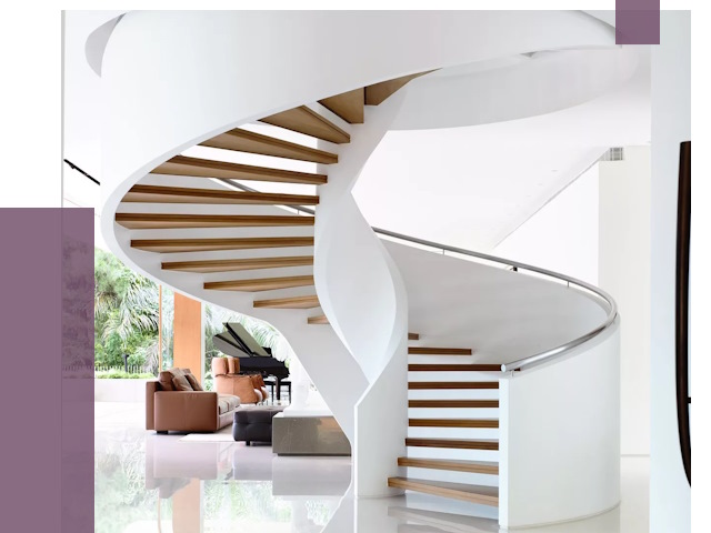 Винтовые лестницы в Ялуторовске под ключ от 49063 руб. | ПРОЛЁТ-Лтр