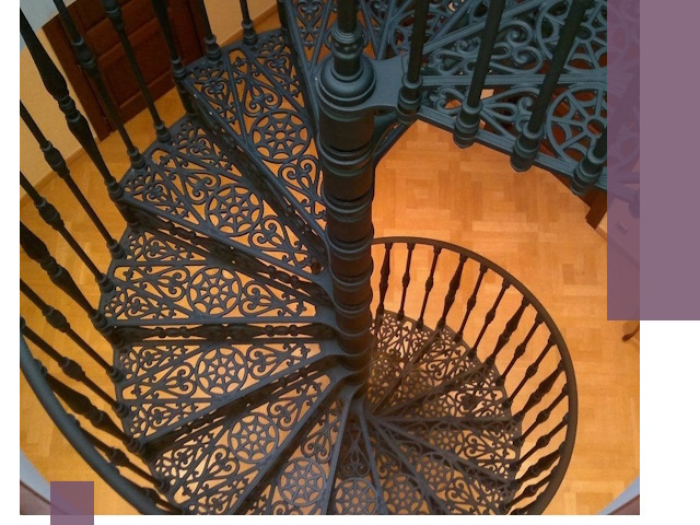 Винтовые лестницы под ключ в Ялуторовске: производство и монтаж