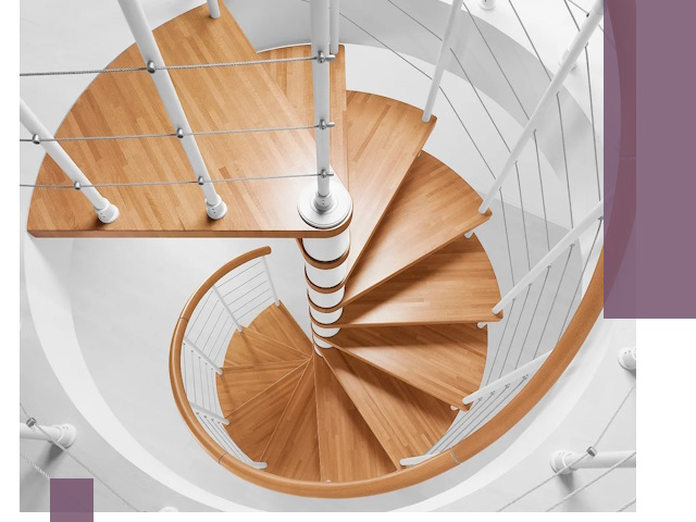 Изготовление винтовых лестниц под ключ в Ялуторовске