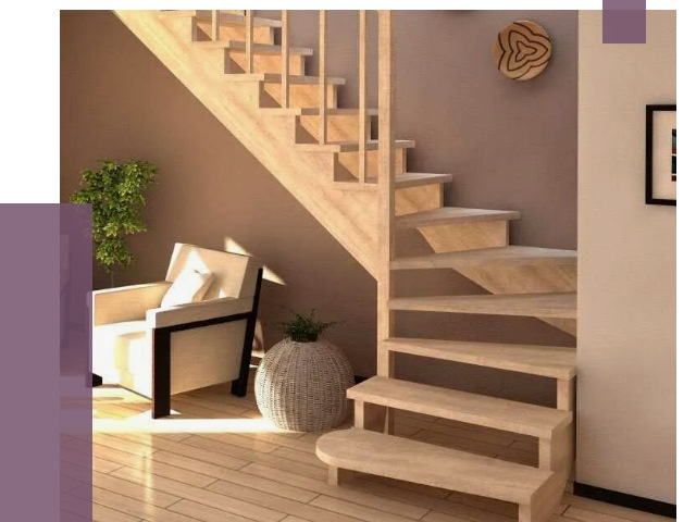 Изготовление Г-образных лестниц в Ялуторовске от 19109 руб. 