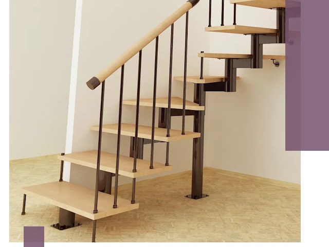 Монтаж лестниц на больцах в Ялуторовске — быстро и надежно