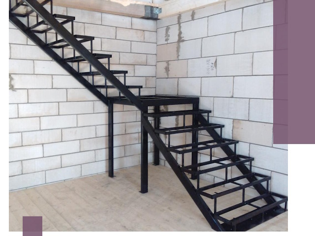 Лестницы на металлокаркасе под ключ в Ялуторовске — изготовление и монтаж