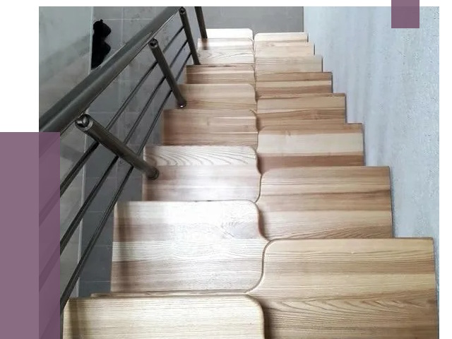 Лестницы гусиный шаг в Ялуторовске от 13169 руб. под ключ | ПРОЛЁТ-Лтр