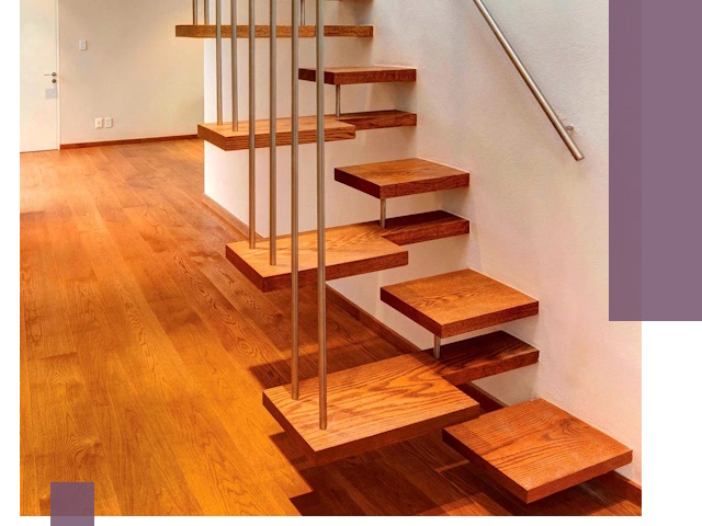 Лестницы «гусиный шаг» на заказ в Ялуторовске для узких пространств