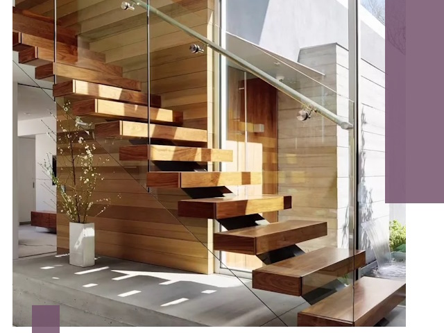 Современные лестницы на заказ в Ялуторовске — изготовление и монтаж