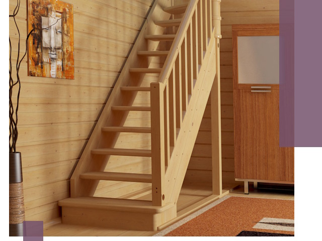 Лестницы эконом класса под ключ в Ялуторовске — недорого и быстро