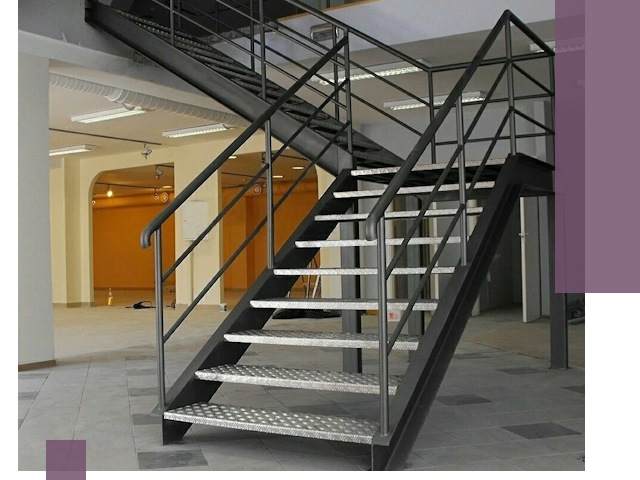 Лестницы для офиса в Ялуторовске: изготовление, монтаж, демонтаж