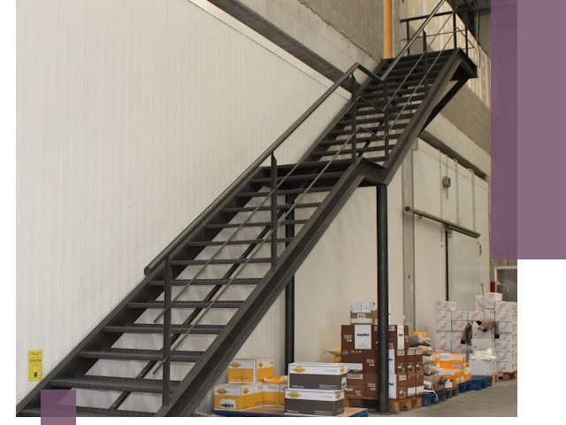 Лестницы для производства в Ялуторовске — изготовление и монтаж