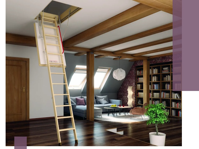 Чердачные лестницы под ключ в Ялуторовске: изготовление и монтаж