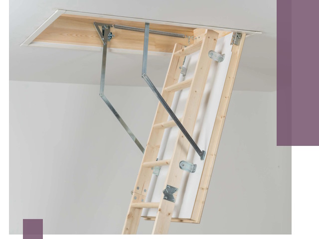 Установка чердачной лестницы под ключ в Ялуторовске