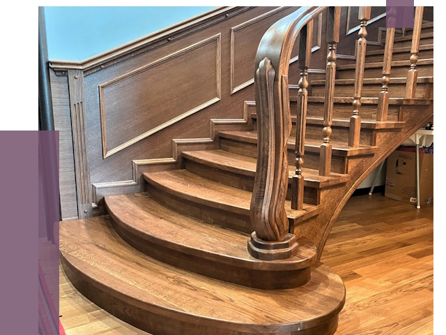 Дубовые лестницы под ключ в Ялуторовске от 178175 руб. — ПРОЛЁТ-Лтр