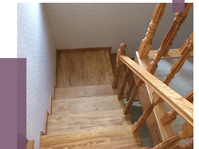 Сосновые лестницы в Ялуторовске под ключ от 8160 руб.  | ПРОЛЁТ-Лтр