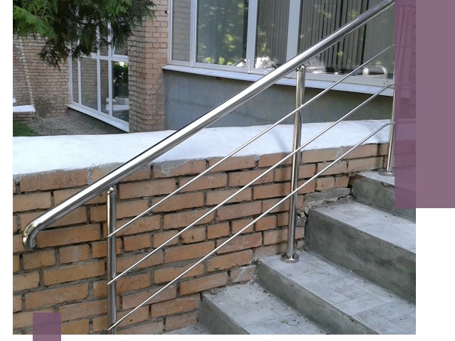 Перила из нержавеющей стали высокого качества в Ялуторовске