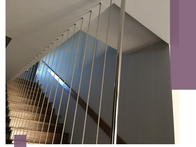 Тросовые перила под ключ в Ялуторовске — производство и монтаж