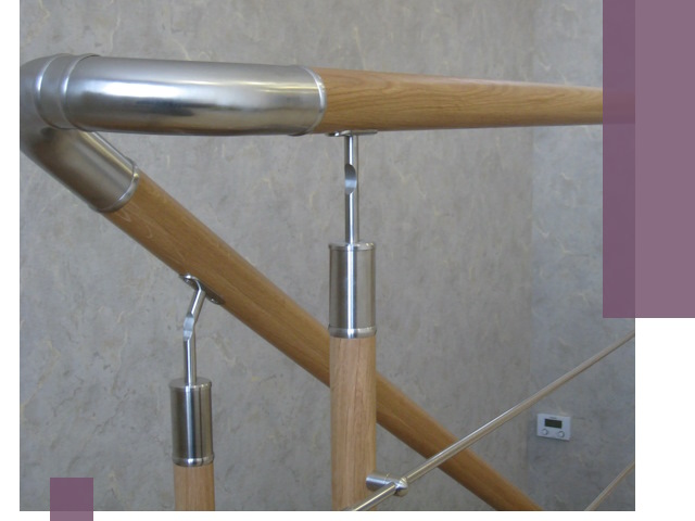 Комбинированные перила на заказ в Ялуторовске — монтаж и производство