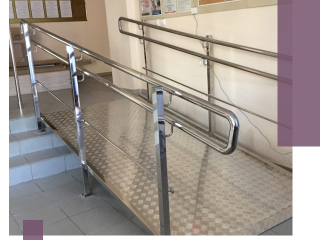 Перила для инвалидов в Ялуторовске — надежные поручни и ограждения