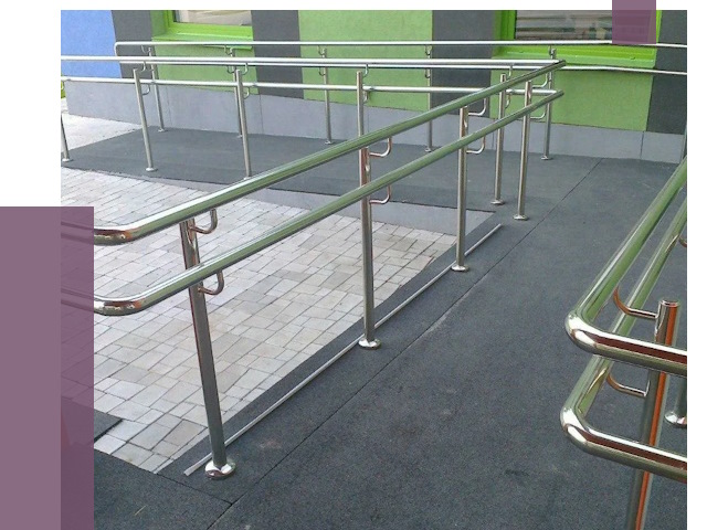 Ограждения пандусов в Ялуторовске от 4390 руб. монтаж | ПРОЛЁТ-Лтр