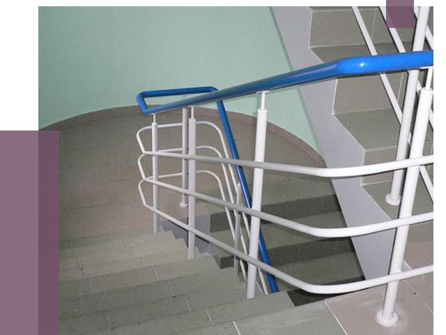 Перила в подъезде в Ялуторовске — установка и замена от 7489 руб. | ПРОЛЁТ-Лтр