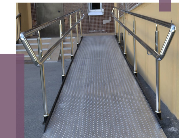 Пандусы в Ялуторовске от 12395 руб. — установка для инвалидов | ПРОЛЁТ-Лтр