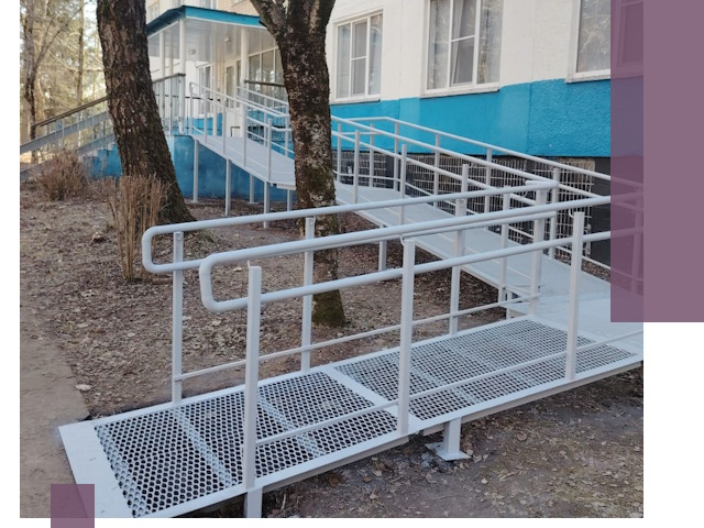 Пандусы под ключ в Ялуторовске: изготовление, монтаж и демонтаж