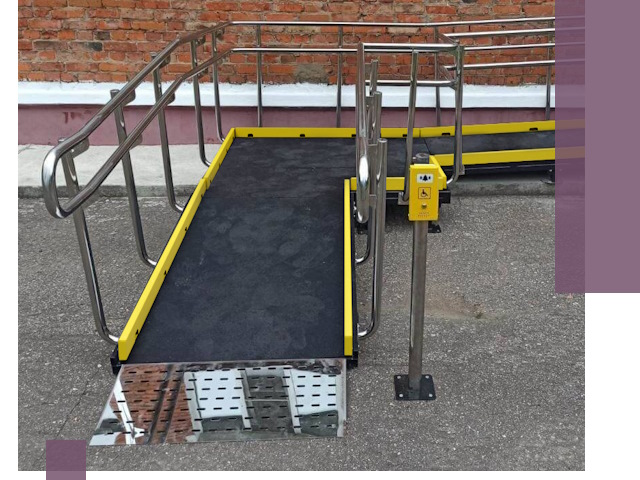 Изготовление наклонных пандусов для инвалидов в Ялуторовске