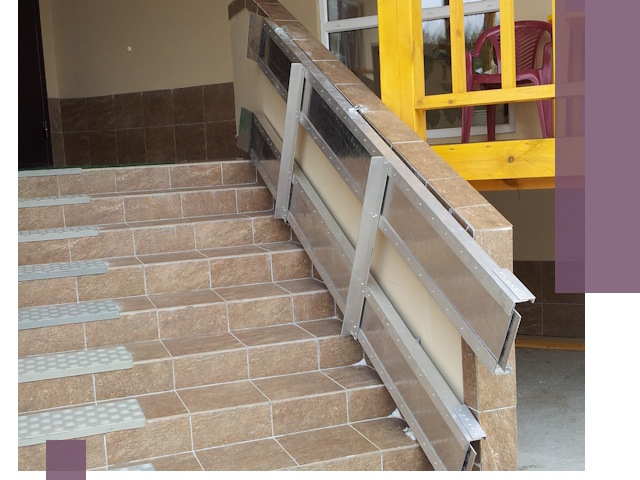 Откидные пандусы под ключ в Ялуторовске — монтаж и демонтаж