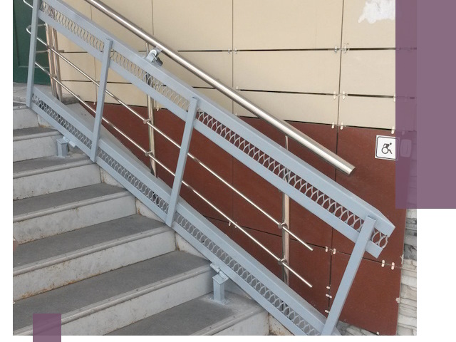 Изготовление откидных пандусов под ключ в Ялуторовске