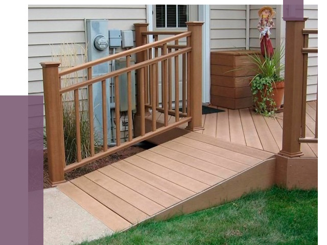 Пандус на крыльцо в Ялуторовске под ключ от 7850 руб. 