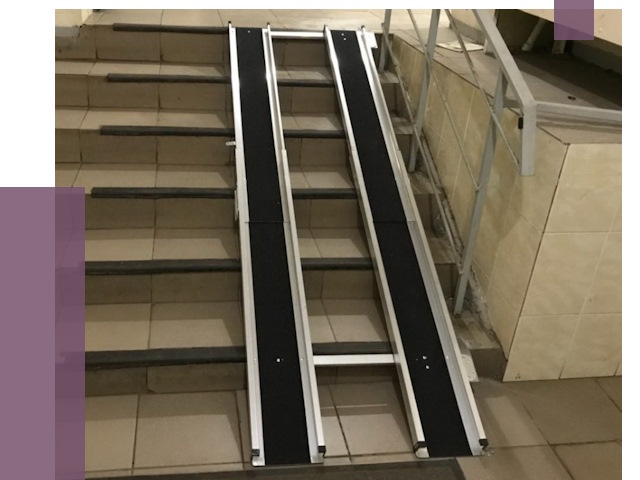 Установка пандуса в подъезд в Ялуторовске от 8057 руб. под ключ | ПРОЛЁТ-Лтр