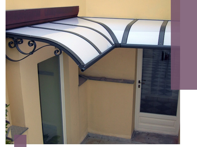 Монтаж козырьков любой сложности в Ялуторовске под ключ