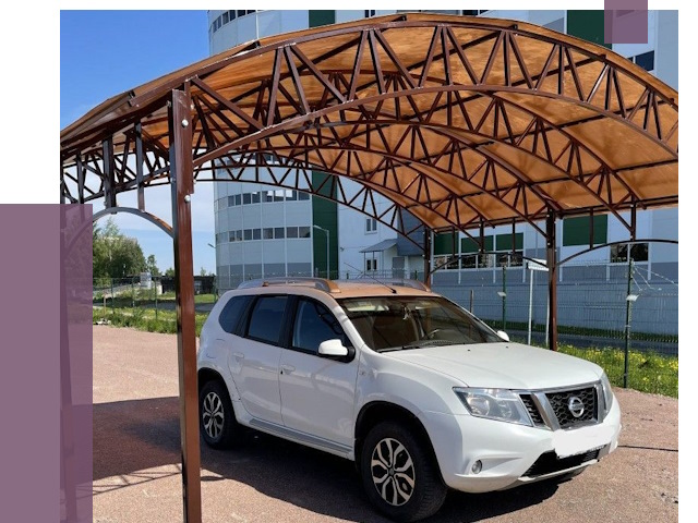 Недорогие навесы в Ялуторовске от 43382 руб. | ПРОЛЁТ-Лтр