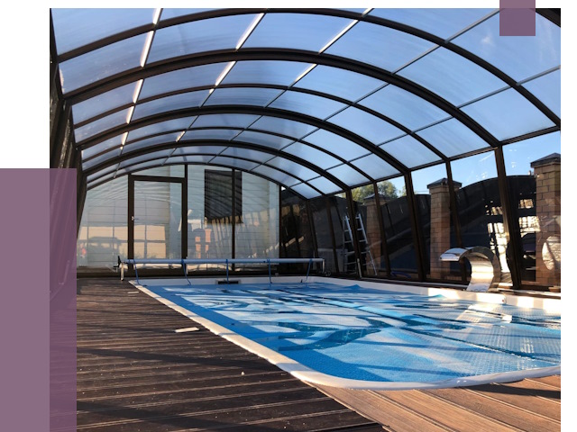 Навесы для бассейна в Ялуторовске от 16940 руб. под ключ | ПРОЛЁТ-Лтр