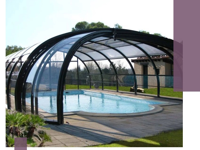 Навесы для бассейна в Ялуторовске: изготовление и монтаж под ключ