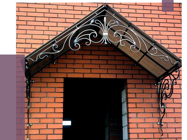 Металлические козырьки в Ялуторовске от 10794 руб. 