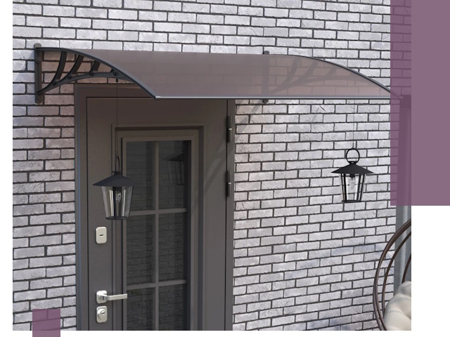 Недорогие козырьки и навесы под ключ в Ялуторовске