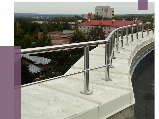 Парапеты и ограждения кровли в Ялуторовске от 5010 руб.