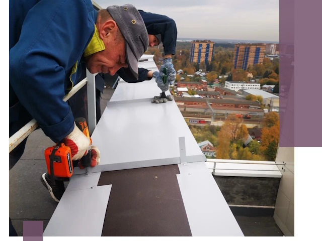 Монтаж парапетов в Ялуторовске — установка прочных металлических ограждений