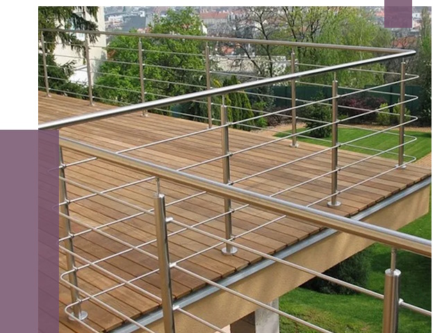 Алюминиевые парапеты в Ялуторовске под ключ от 7850 руб. 