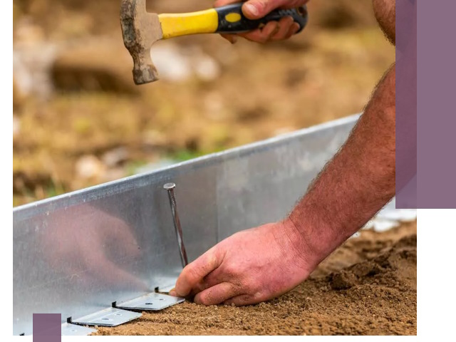 Монтаж металлических бордюров в Ялуторовске быстро и качественно