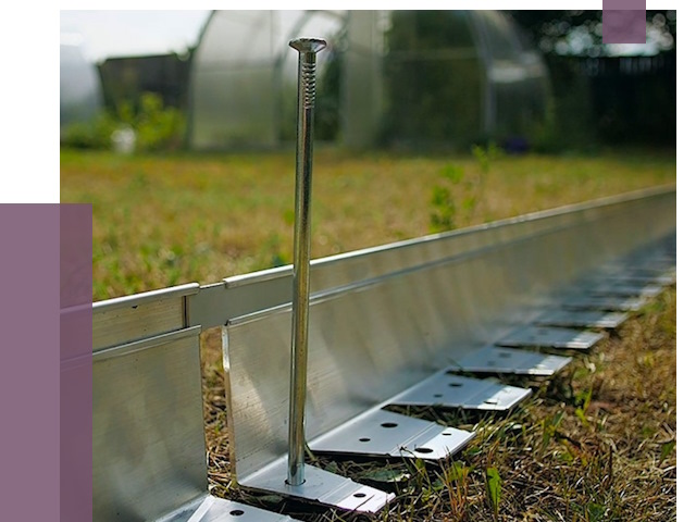 Металлические бордюры для газона в Ялуторовске от 4338 руб. | ПРОЛЁТ-Лтр