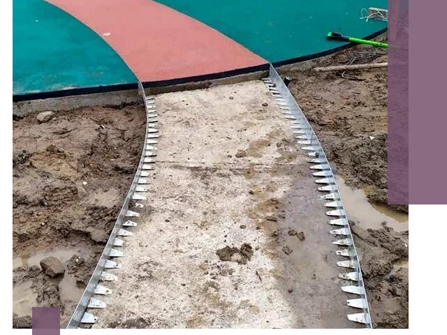 Металлические бордюры для дорожек в Ялуторовске — монтаж и изготовление